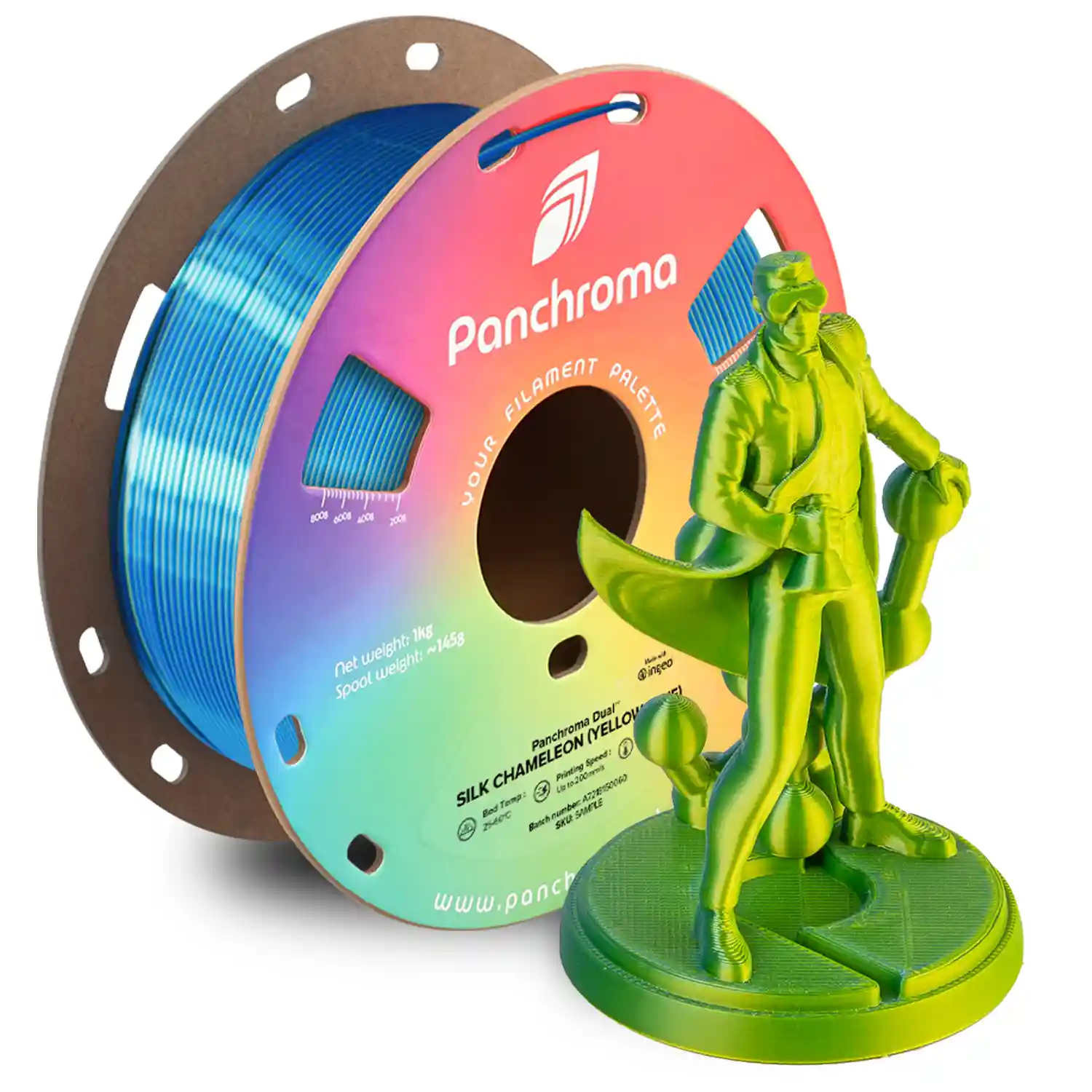 Polymaker Panchroma PolyLite Dual Silk. Chameleon